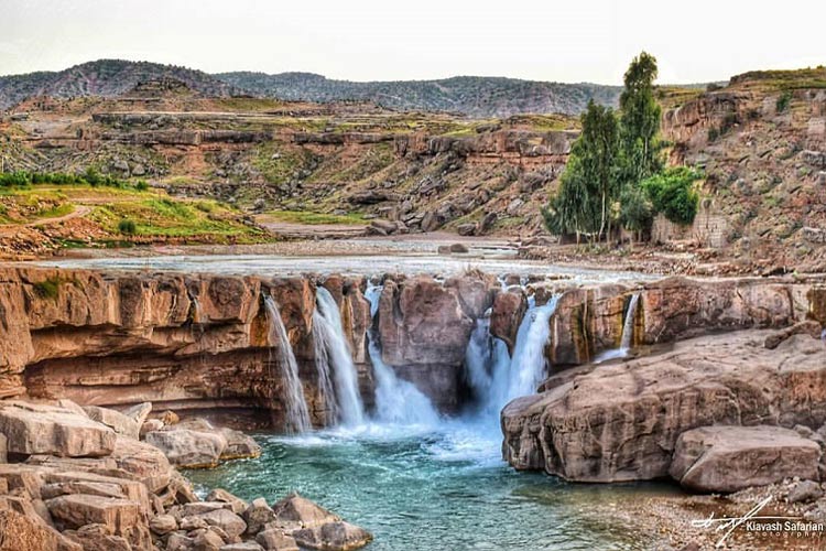 آبشار افرینه پلدختر خشک شد