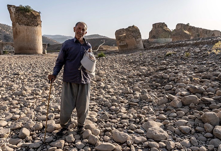 خشک شدن رودخانه کشکان